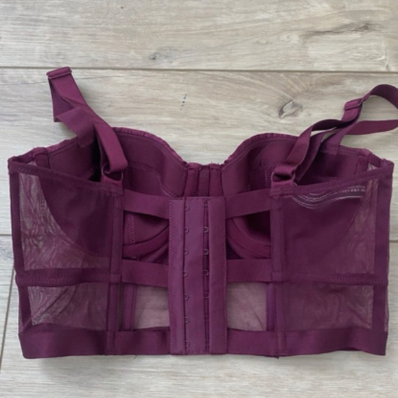 Plum! Victoria’s Secret very sexy balconette long line 34b - Picture 2 of 4